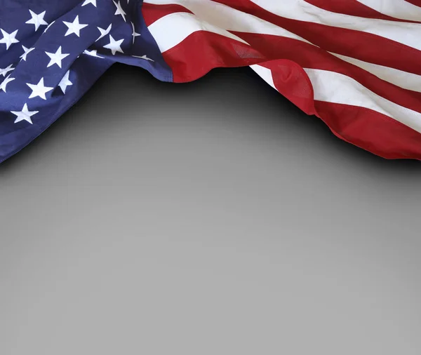 Σημαία των ΗΠΑ σε γκρι — Φωτογραφία Αρχείου