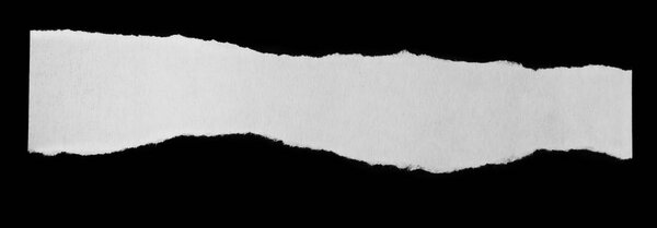 Torn paper on black