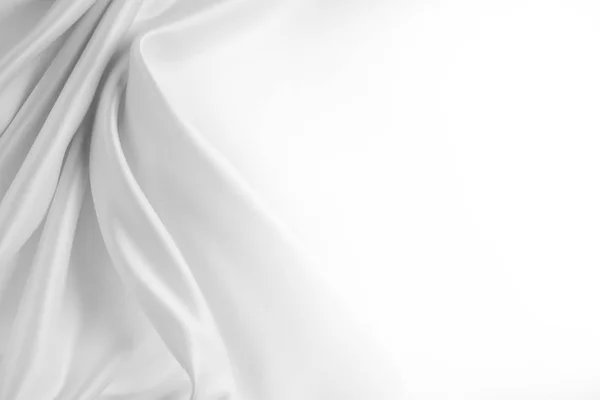 White silk fabric — Stock Photo, Image