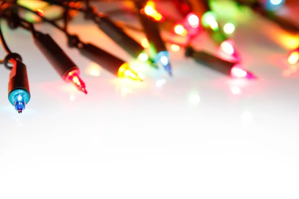 Luces de Navidad brillando — Foto de Stock