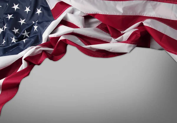 Σημαία των ΗΠΑ σε γκρι — Φωτογραφία Αρχείου