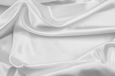 Beyaz ipek kumaş