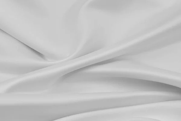 Tecido de seda branca — Fotografia de Stock