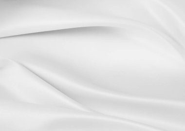 Beyaz ipek kumaş