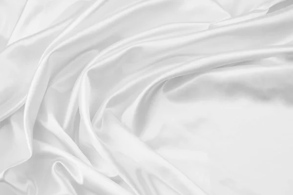 White silk fabric — Stock Photo, Image