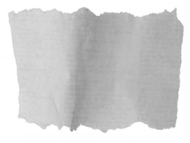 Yırtık kağıt parçası