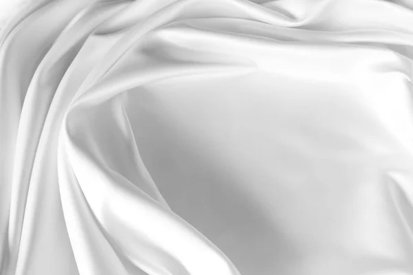 White silk fabric — Stock Photo, Image