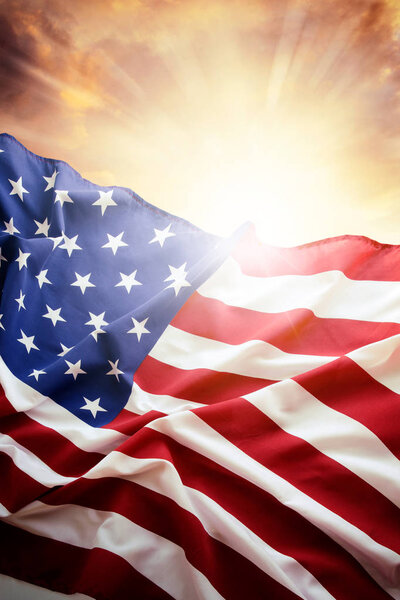 Флаг и небо
