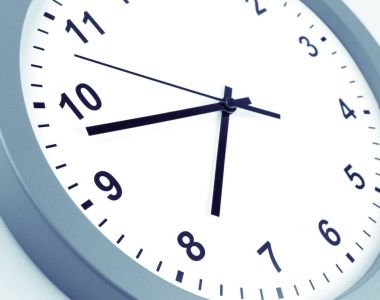 Saat yüzü yakın çekim