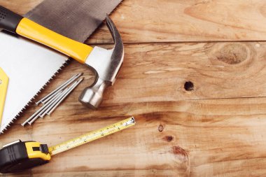 Tools on wood