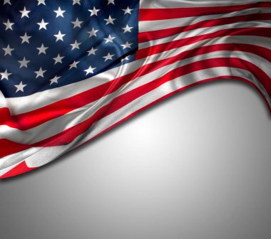 ABD bayrağı Grey