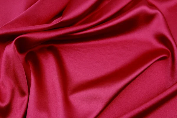 Tela de seda roja — Foto de Stock