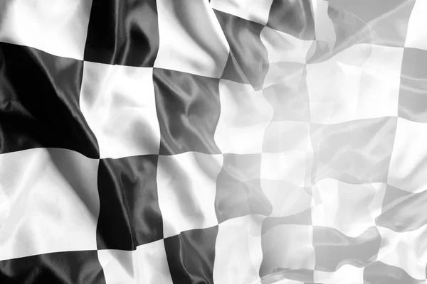 Фиксированный гоночный флаг — стоковое фото