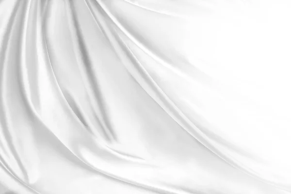 Tissu soie blanche — Photo