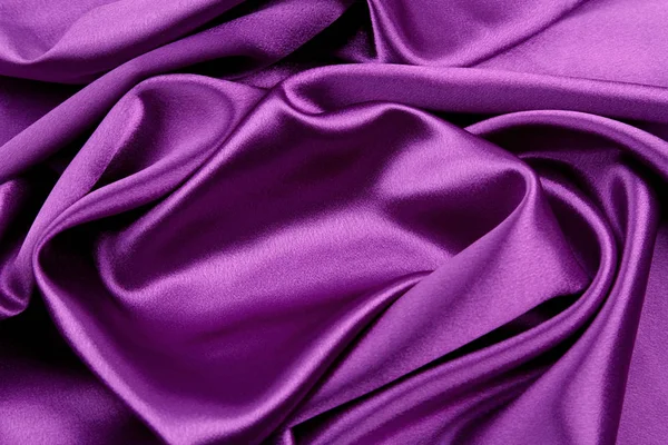 Tejido de seda púrpura — Foto de Stock