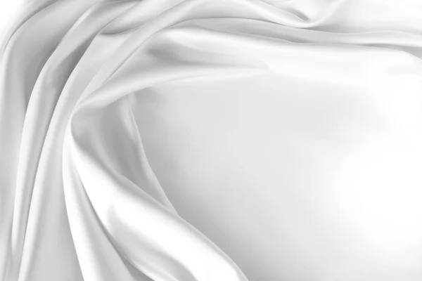 Білої шовкової тканини — стокове фото