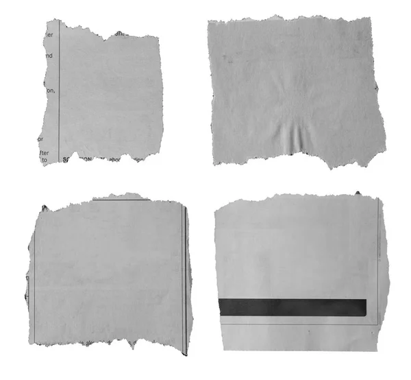 Torn paper pieces — Stock Photo, Image