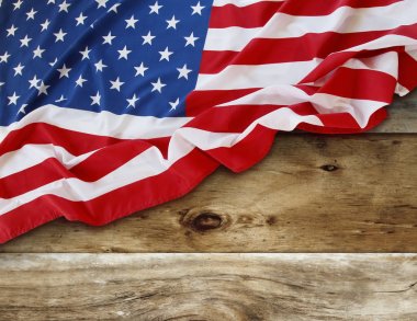 Amerikan bayrağı panoları