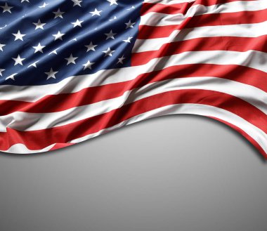 ABD bayrağı Grey