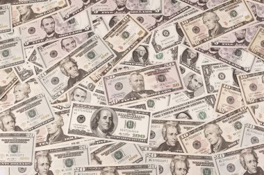 çeşitli Amerikan banknotlar