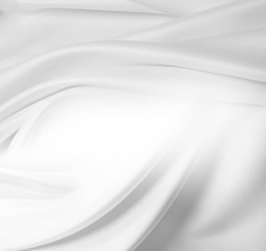 Beyaz ipek kumaş