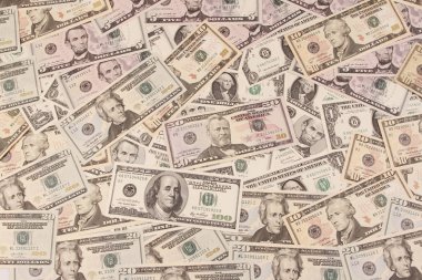 çeşitli Amerikan banknotlar