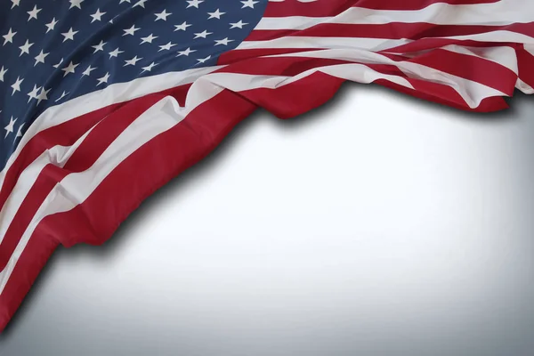 Bandera de Estados Unidos en gris —  Fotos de Stock