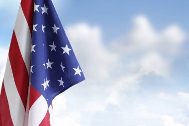 gökyüzü Amerikan bayrağı