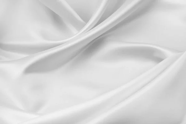 White silk fabric — Stock Photo, Image