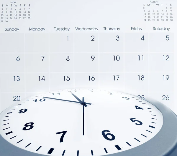 Clock and calendar