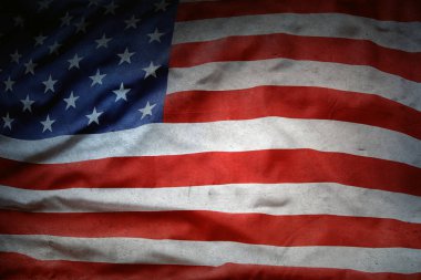 Grunge Amerikan bayrağı