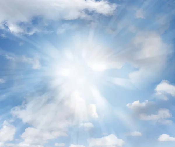 รังสีบนท้องฟ้า — ภาพถ่ายสต็อก