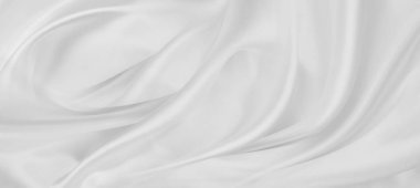 White silk fabric lines clipart