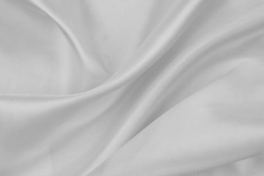 Beyaz ipek kumaş hatları