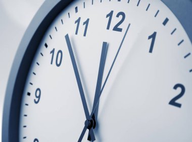 Saat yüzü yakın çekim