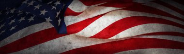 Grunge Amerikan bayrağı
