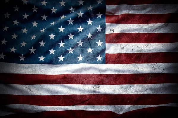 Grunge Amerikan bayrağı — Stok fotoğraf