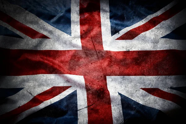 Grunge drapeau britannique — Photo