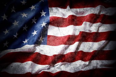 Grunge Amerikan bayrağı