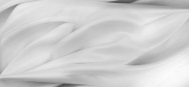 Beyaz ipek kumaş hatları