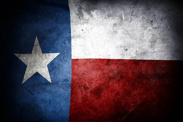 汚れたテキサス州旗 — ストック写真