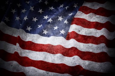 Grunge Amerikan bayrağı