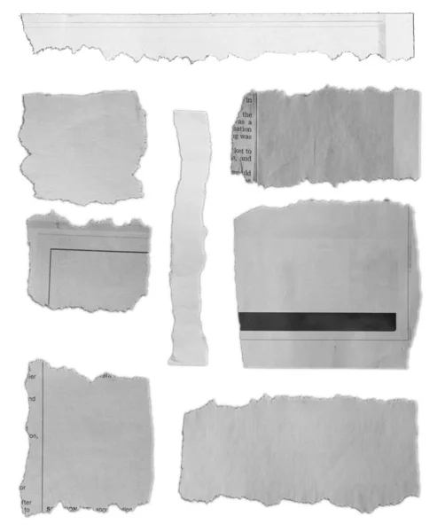 Trozos de papel rasgados —  Fotos de Stock