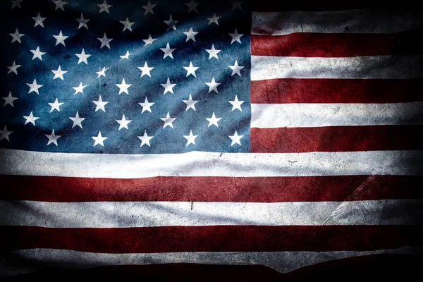 Grunge Amerikan lippu — kuvapankkivalokuva