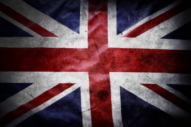 grunge union jack bayrak closeup 