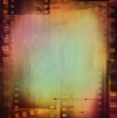 Film negatif kareler arka plan. Boşluğu kopyala