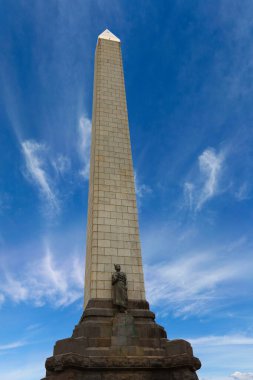 Obelisk, Yeni Zelanda, Auckland 'daki One Tree Hill' in zirvesinde. Maori Anıtı