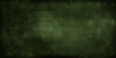 Yeşil karatahta arkaplanındaki tebeşir temizlendi