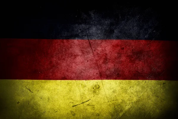 Niemiecka Flaga Efekt Tekstury Grunge — Zdjęcie stockowe