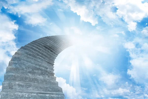 Stairs Leading Sky Stairway Heaven — Stock Photo, Image